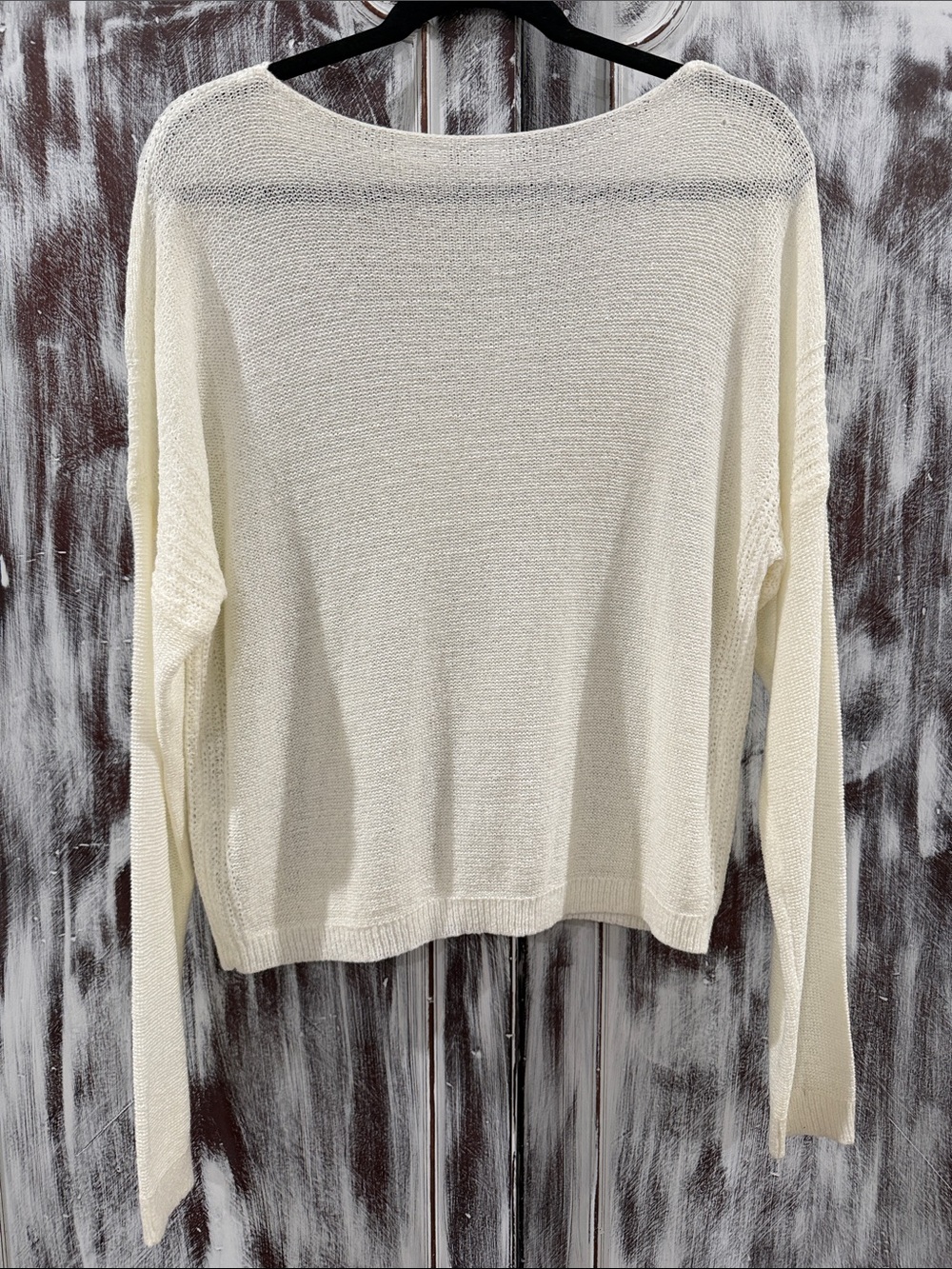 Lightweight Cream Women's Knit Sweater - Picture 1 of 8